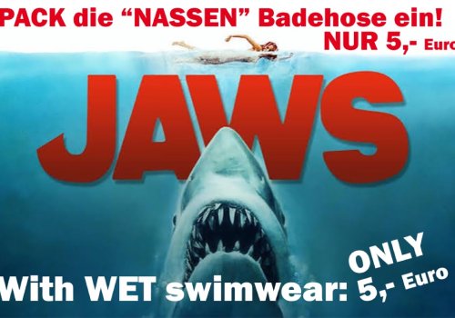 Pack die Badehose ein: Jaws