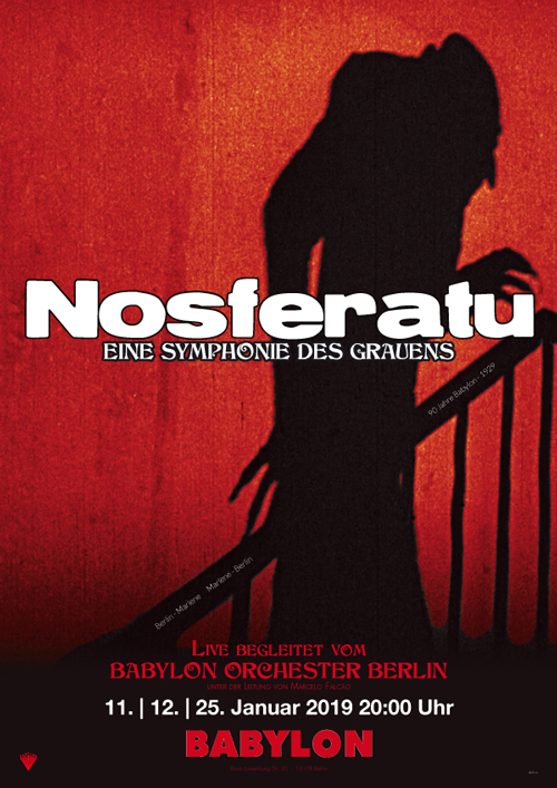 Stummfilm um Mitternacht: Nosferatu - Anna Vavilkina live at organ & Cembalo