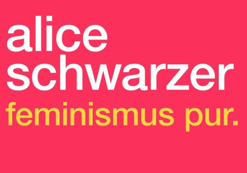Buchpremiere mit Alice Schwarzer: „Feminismus pur. 99 Worte“