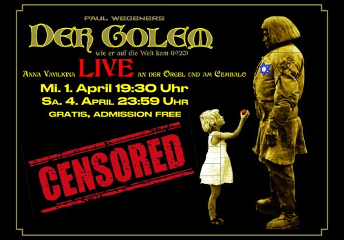 Der Golem, wie er in die Welt kam live ANNA VAVILKINA